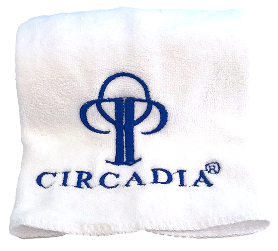 Circadia White Microfiber Towel