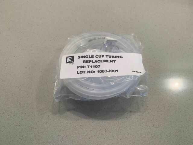 Split Cup tubing replacement - lymphatic drainage