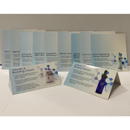[Circadia PROFESSIONAL PRODUCTS ] Cir - Shelf Talkers (Foldable Cards pck of 11)