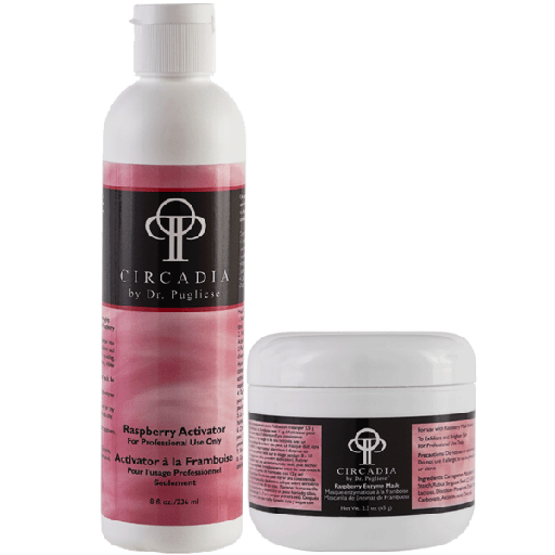 [Circadia PROFESSIONAL PRODUCTS ] 005080 Raspberry Enzyme Set   ( powder and activator)